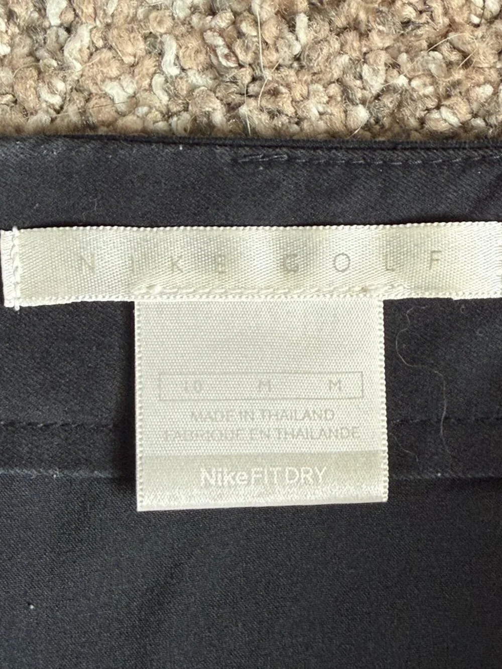 Nike Golf Black Dri-FIT Skort Skirt Athletic Women's Medium 17" Length - Picture 9 of 12